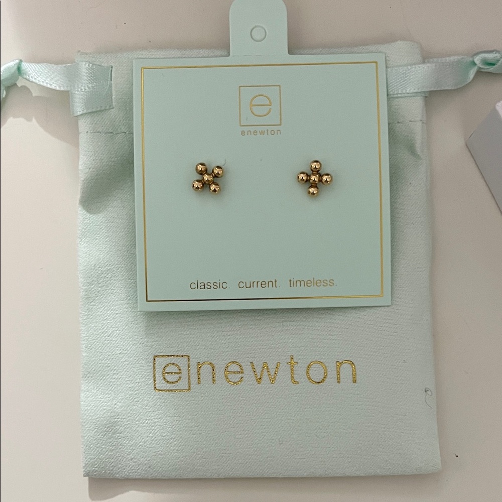 ENEWTON gold stud Earings